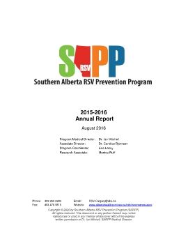 2015-16 RSV Annual Report