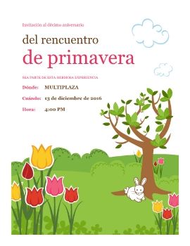 Invitación al décimo aniversario