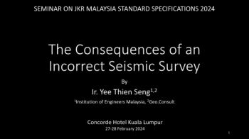 Consequences of an Incorrect Seismic Survey