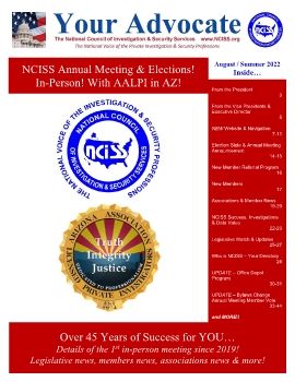 NCISS Your Advocate August-Summer 2022