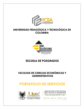 Portafolio Posgrados Facultad CEyA UPTC