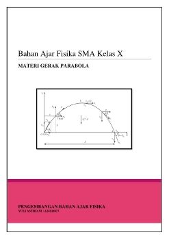 Bahan Ajar Fisika SMA Kelas X