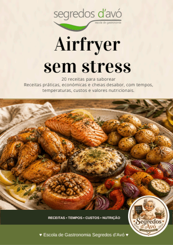 airfryer sem stress ♡ 20 receitas para saborear