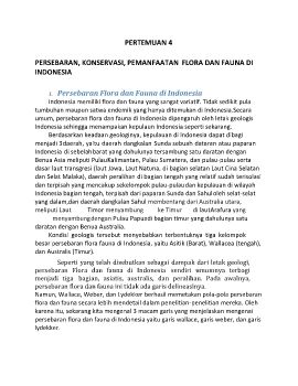 PERTEMUAN 4 Flora dan Fauna