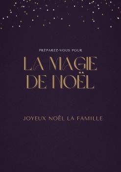 Menu Noël 2021