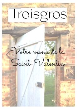 Menu Saint-Valentin