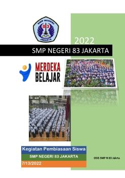 KEGIATAN PEMBIASAAN SISWA SMP NEGERI 83 JAKARTA