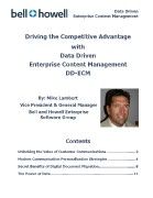 Data Driven Enterprise Content Management -