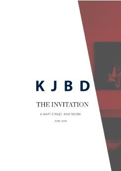 K J B D_Invitation Pack_8 Mary St, Hawthorn