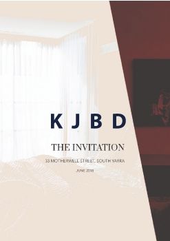 K J B D_Invitation Pack_33 Motherwell St South Yarra