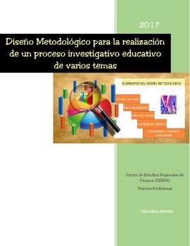 Diseño Metodológico para la realización de un proceso investigativo educativo de varios temas