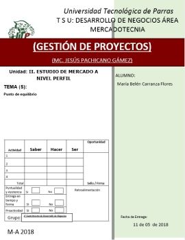 UNIDAD 2 GESTION DE PROYECTOS