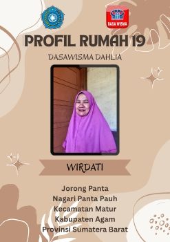 TP-PKK NAGARI PANTA PAUH_JORONG PANTA_DASAWISMA DAHLIA_RUMAH 19