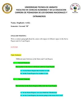 CONTRAST PARAGRAPH