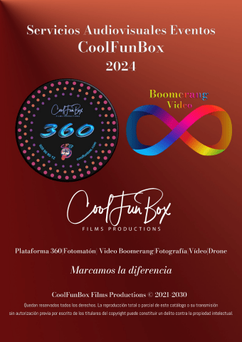 Servicios Audiovisuales Eventos CoolFunBox 2024