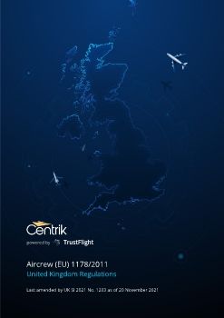 UK Aircrew Regulations (Consolidated) 201121