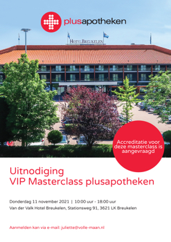 Uitnodiging VIP Masterclass plusapotheken 2021