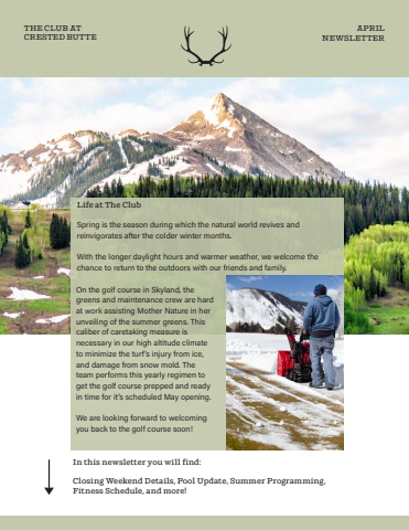April 2024 Newsletter