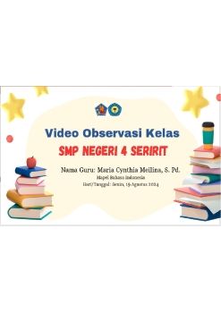 dokumen observasi kelas