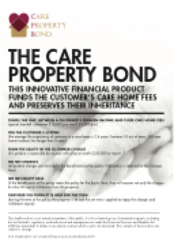 THE CARE PROPERTY BOND this innovative...