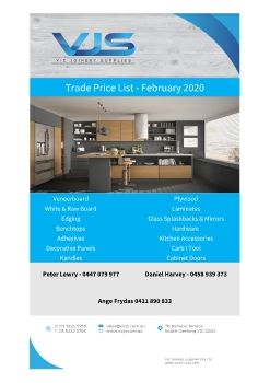 Trade Price list 2020