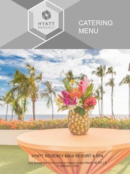 CATERING MENU