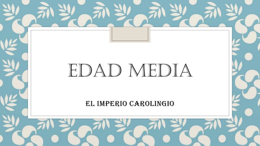 EDAD MEDIA