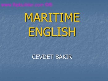 MARITIME ENGLISH History Of ships