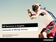 Axel Springer SE- Corporate HR Introduction and Offerings