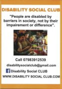 DISABILITY SOCIAL CLUB LEAFLET