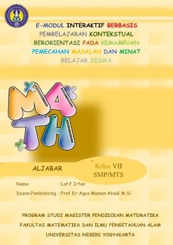 E-Modul Interaktif Berbasis Pembelajaran Kontekstual 
