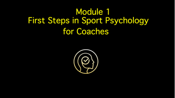 First Steps in Sports Psychology