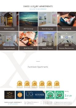 Factsheet - Swiss Luxury Apartments