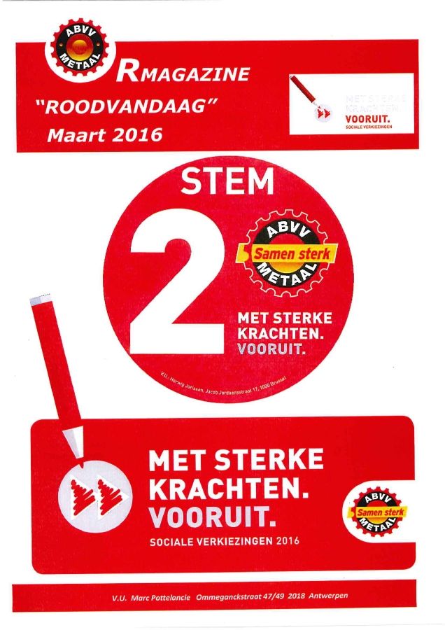 Rood Vandaag maart 2016