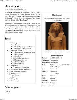 Hatshepsut - La Reina Faraon