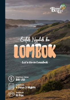 Brosur Enteh Ngalih ke Lombok