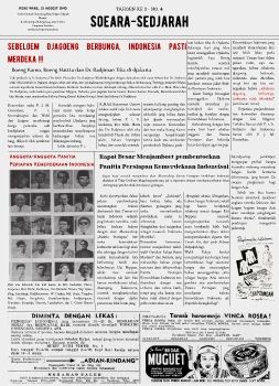 Soeara Sejarah TAHOEN KE 2 - NO 4