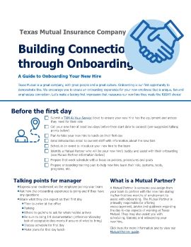 Building Connection through Onboarding