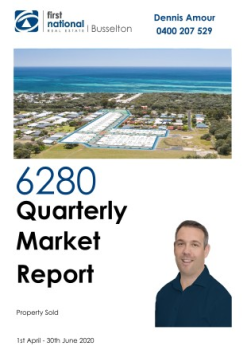 DA 6280 quarterly market report - april to june