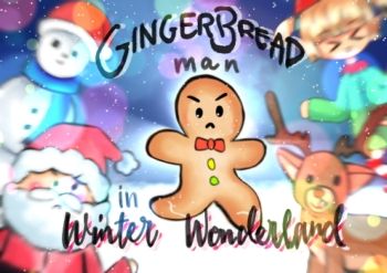 The Gingerbread Man in Winter Wonderland