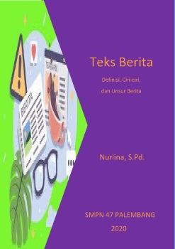E-Modul 1 Teks Berita untuk SMP Kelas VIII