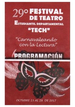 29 FESTIVAL DE TEATRO ESTUDIANTIL TECH