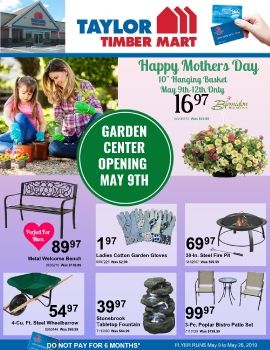 TAYLOR TIMBER MART MAY FLYER 2019