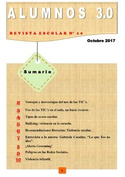 revista escolar A4 sole pia