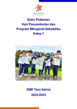 Buku Pedoman Hari Penyambutan dan Program Mengenal Sekolahku (Kelas 7)