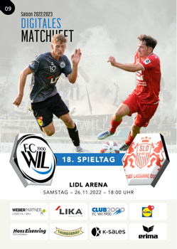 FC Wil 1900 - FC Stade Lausanne-Ouchy