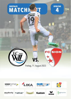 Spieltag 4: FC Wil 1900 - FC Sion