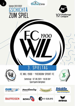 FC Wil 1900 - Yverdon Sport FC