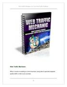 Web Traffic Mechanic