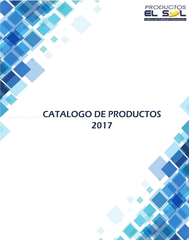 Catalogo Productos El Sol S.A